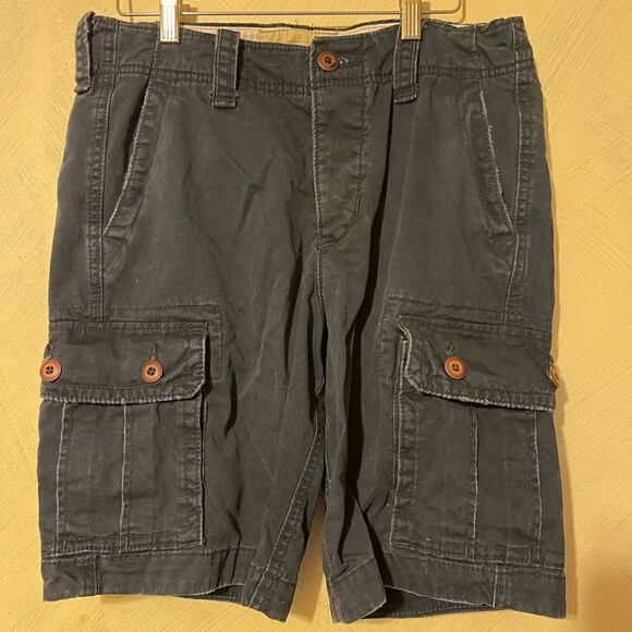 Blue Hollister Cargo Shorts sz 30 - Picture 2 of 6